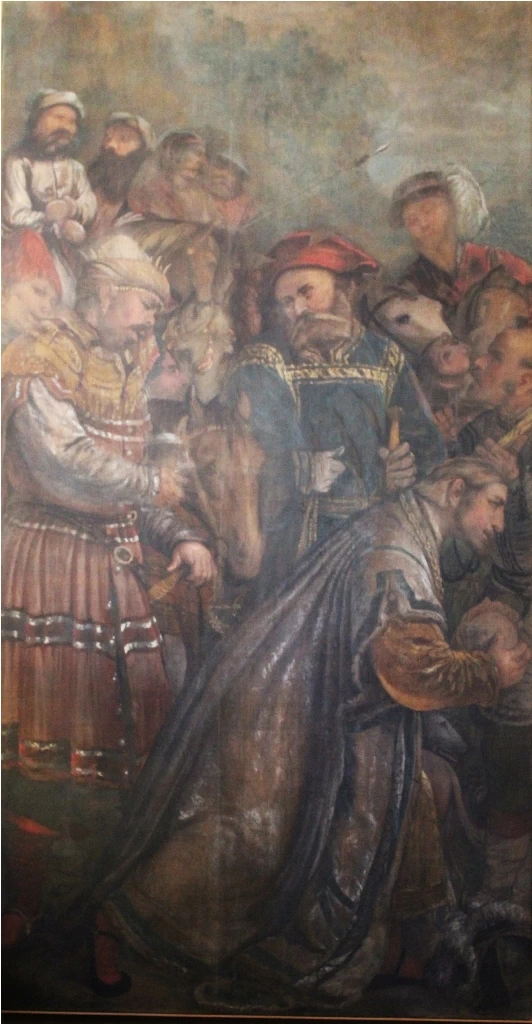 Il Romanino-95-Adorazione dei magi (Romanino) - Sagrestia - Chiesa di S. Nazaro e Celso - Brescia